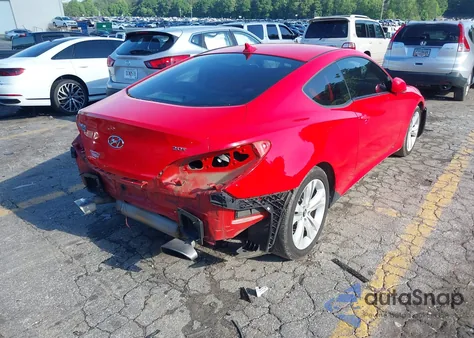 2012 Hyundai Genesis 2.0T z USA, uszkodzony, nr VIN KMHHT6KD1CU073853